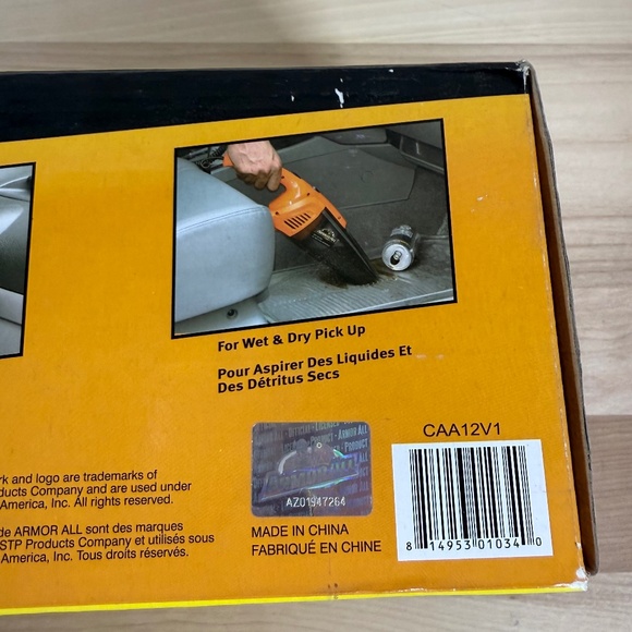 Armor All 12V Car Vac Wet and Dry NWOT - Picture 9 of 12